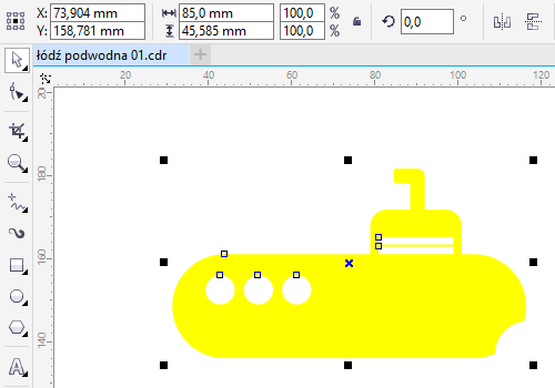 Ćwiczenie: Żółta łódź podwodna, krok 24 (Jacek Durski)