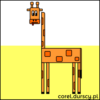 Durski rysuje - Żyrafa