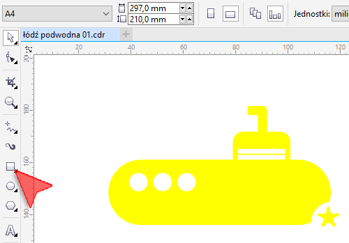 Ćwiczenie: Żółta łódź podwodna, krok 31 (Jacek Durski)