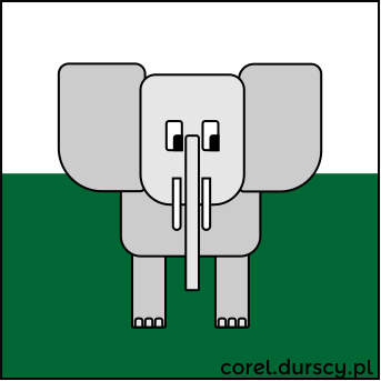 Durski rysuje - Słoń